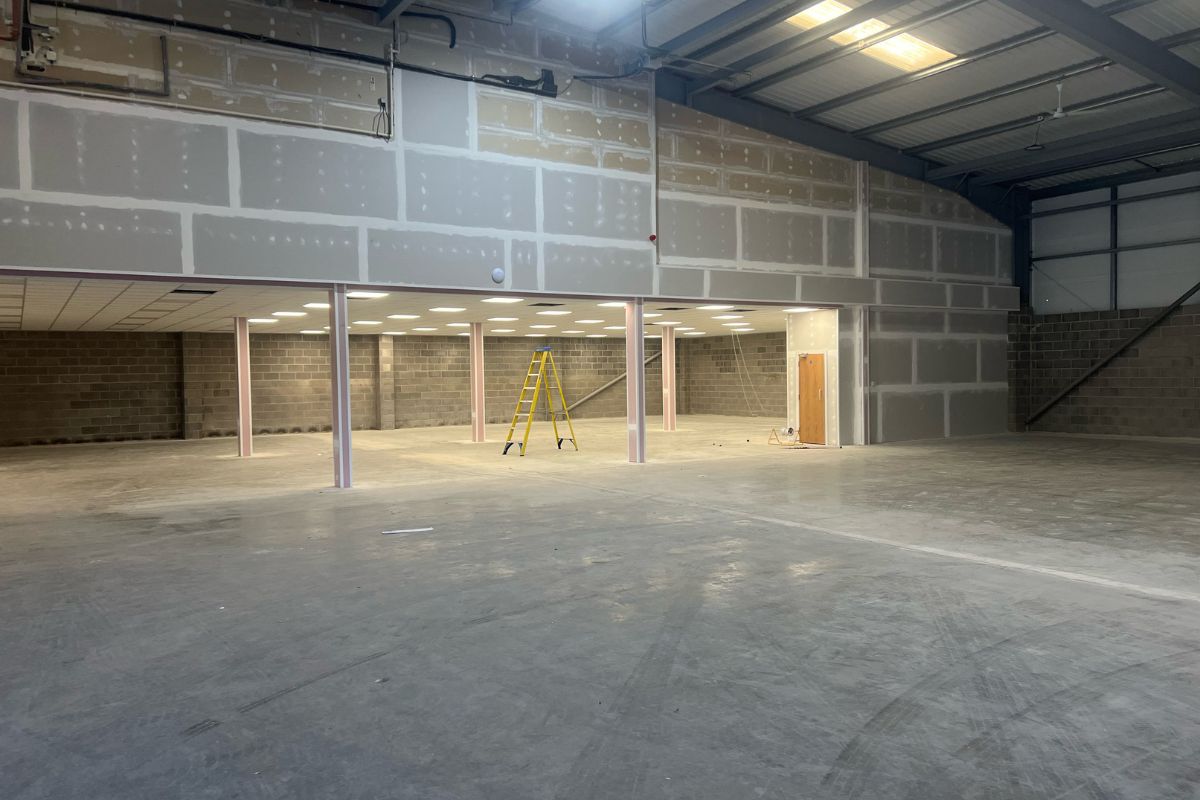spray paint ceiling voids