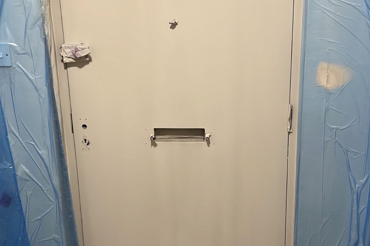 Door spray painters