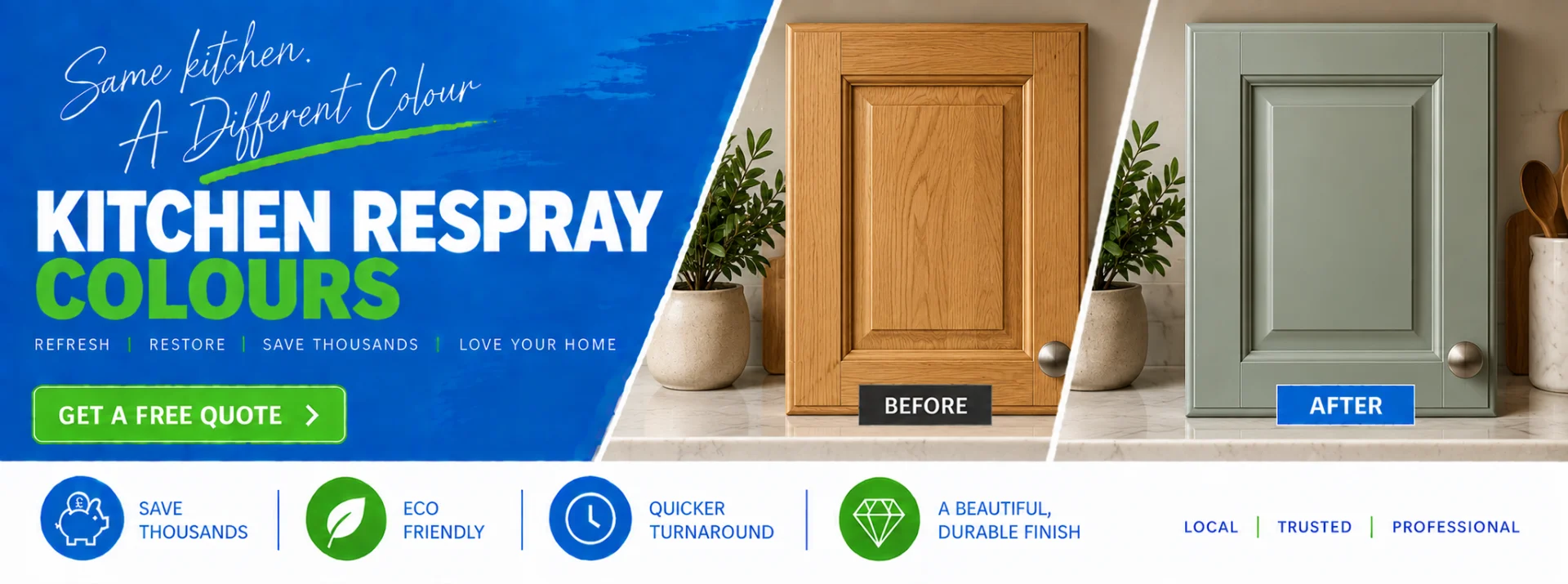 Kitchen Respray Colours